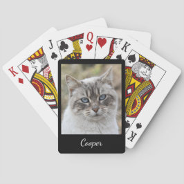 Baraja De Cartas Custom Pet Photo and Name Script