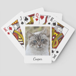 Baraja De Cartas Custom Pet Photo and Name Script