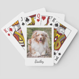 Baraja De Cartas Custom Pet Photo and Name Script