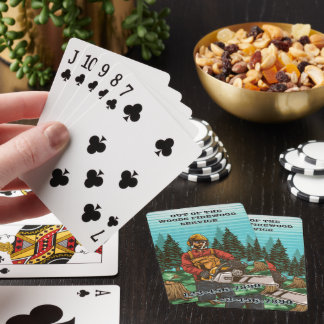 Baraja De Cartas Customize Firewood Sales Business Promotional