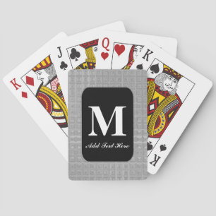 Baraja De Cartas Customized Monogrammed Playing Cards