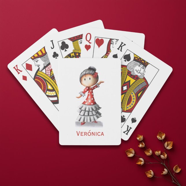 Baraja De Cartas Cuta bailarina sevillana personalizada (Subido por el creador)