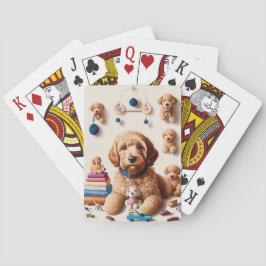 Baraja De Cartas Cute Adorable Goldendoodle
