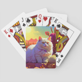 Baraja De Cartas Cute & Artistic Cat Poker Cards