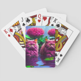 Baraja De Cartas Cute & Artistic Cat Poker Cards