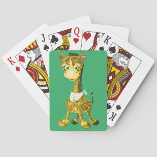 Baraja De Cartas Cute Baby Giraffe