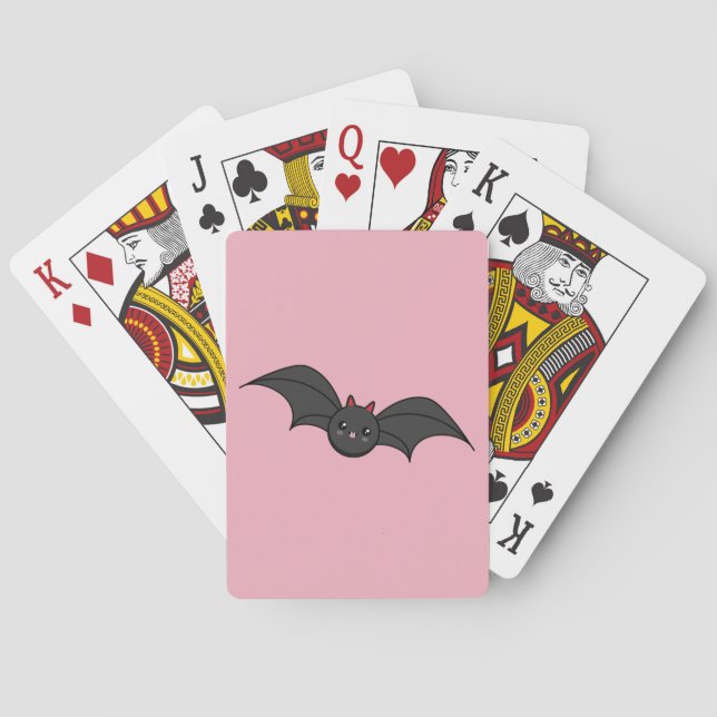 Baraja De Cartas Cute Bat (Reverso)