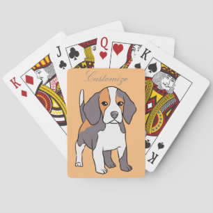 Baraja De Cartas Cute Beagle Dog Breed Thunder_Cove