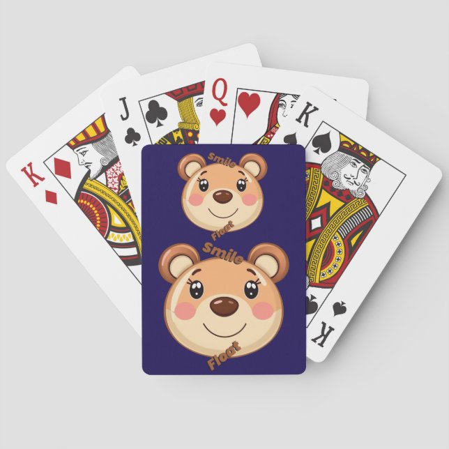 Baraja De Cartas Cute Bear Smile (Reverso)