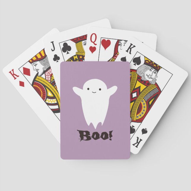 Baraja De Cartas ¡Cute Boo! Fantasma (Reverso)