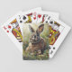 Baraja De Cartas Cute Bunny Rabbit Clover Pintura (Reverso)