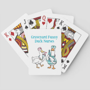 Baraja De Cartas Cute Cementerio Patos Enfermeras Divertidas