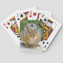 Baraja De Cartas Cute Chipmunk Tiene La Vista En Ti