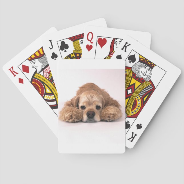 Baraja De Cartas Cute Cocker Spaniel (Reverso)