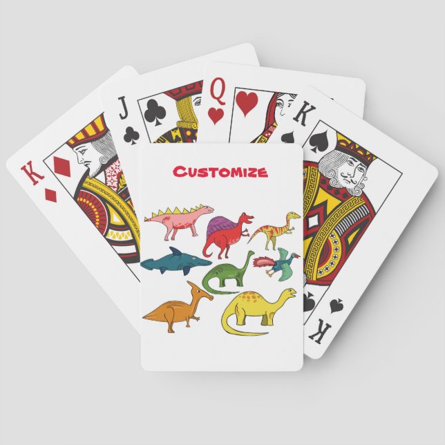 Baraja De Cartas Cute Dinosaur Collection Thunder_Cove (Reverso)