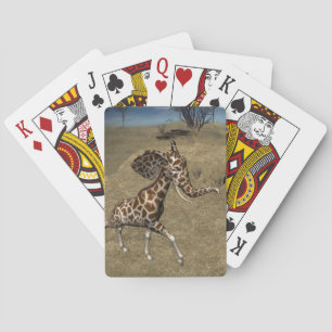 Baraja De Cartas Cute Elephant Giraffes