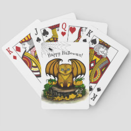Baraja De Cartas Cute Halloween Bat