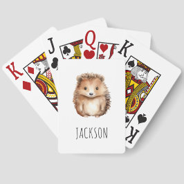 Baraja De Cartas Cute Hedgehog