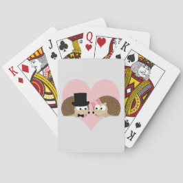 Baraja De Cartas Cute Hedgehog pareja