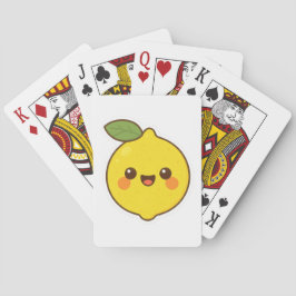 Baraja De Cartas Cute Kawaii Lemon