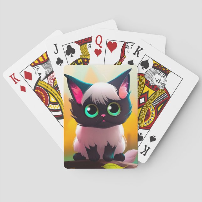 Baraja De Cartas Cute Kitten (Reverso)