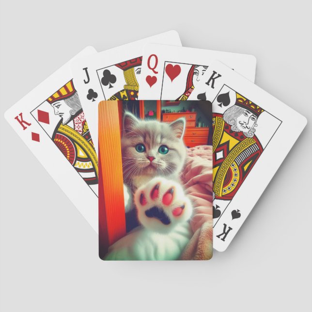 Baraja De Cartas Cute Kitten (Reverso)
