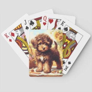 Baraja De Cartas Cute Lagotto Romagnolo Pintura