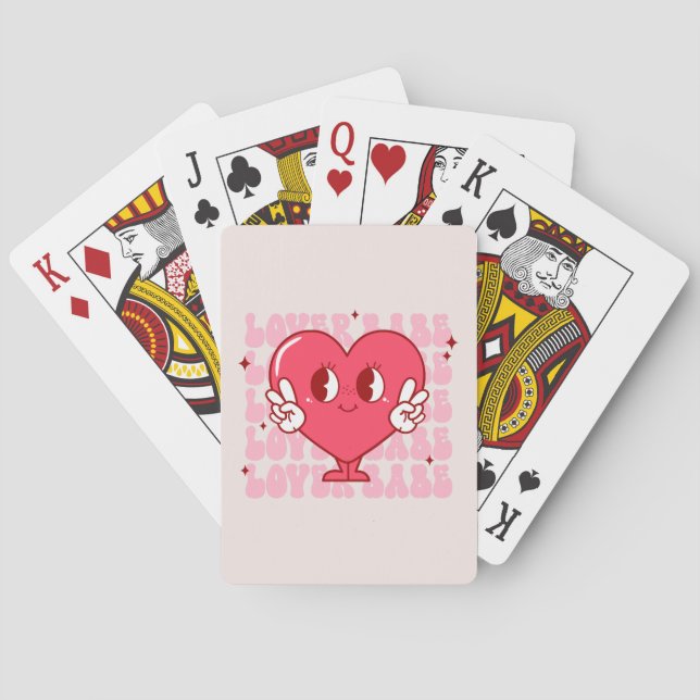 Baraja De Cartas Cute Lover Babe Heart (Reverso)