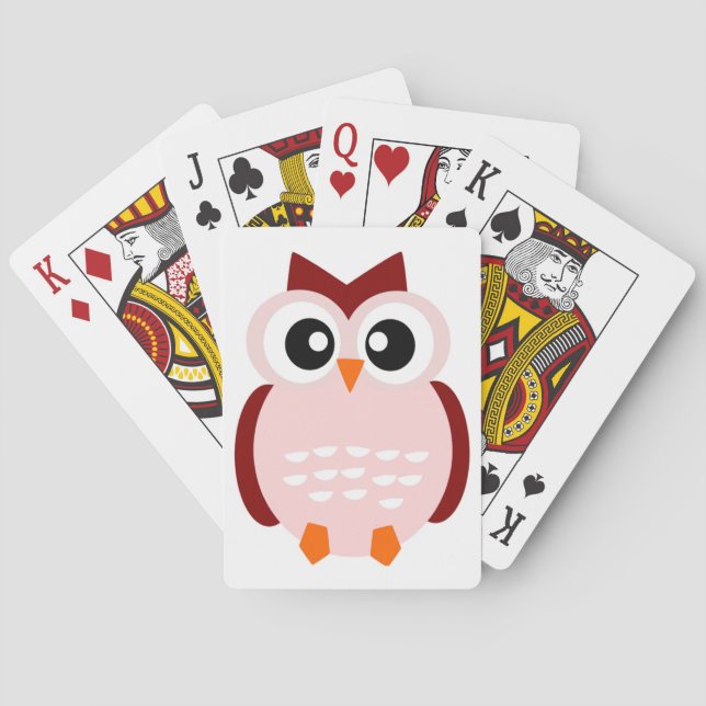 BARAJA DE CARTAS CUTE OWL (Reverso)