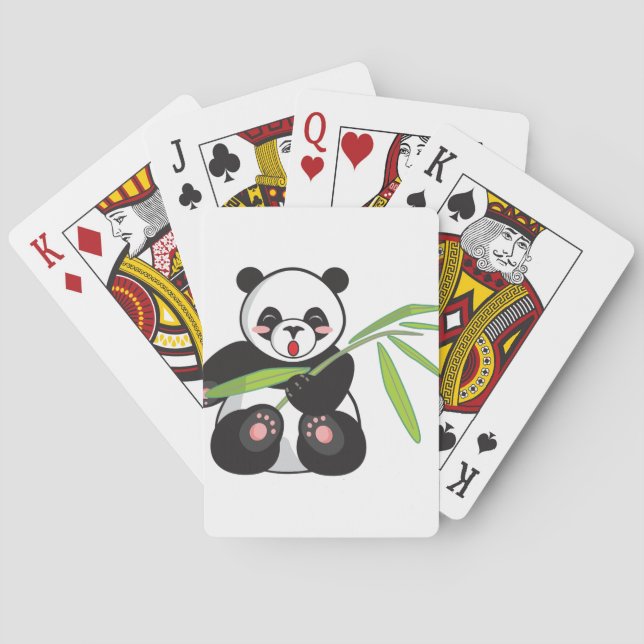 Baraja De Cartas Cute Panda (Reverso)