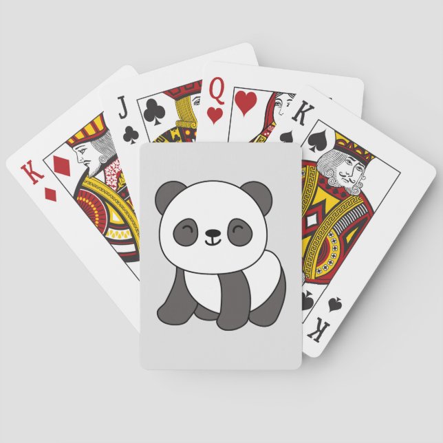 Baraja De Cartas Cute Panda Bear (Reverso)