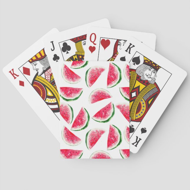 Baraja De Cartas Cute Pineapple & Watermelon Pattern (Reverso)