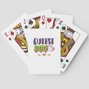 Baraja De Cartas Cutest Boo Halloween Funny Casual