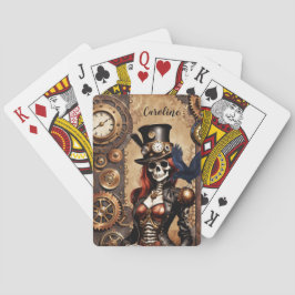 Baraja De Cartas Cutest Steampunk Skeleton