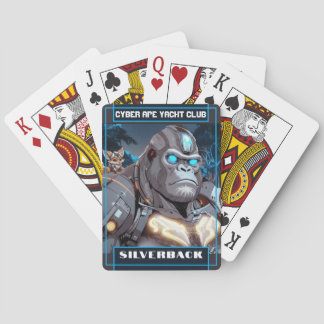 Baraja De Cartas Cyber Ape Yacht Club - Silverback Playing Cards