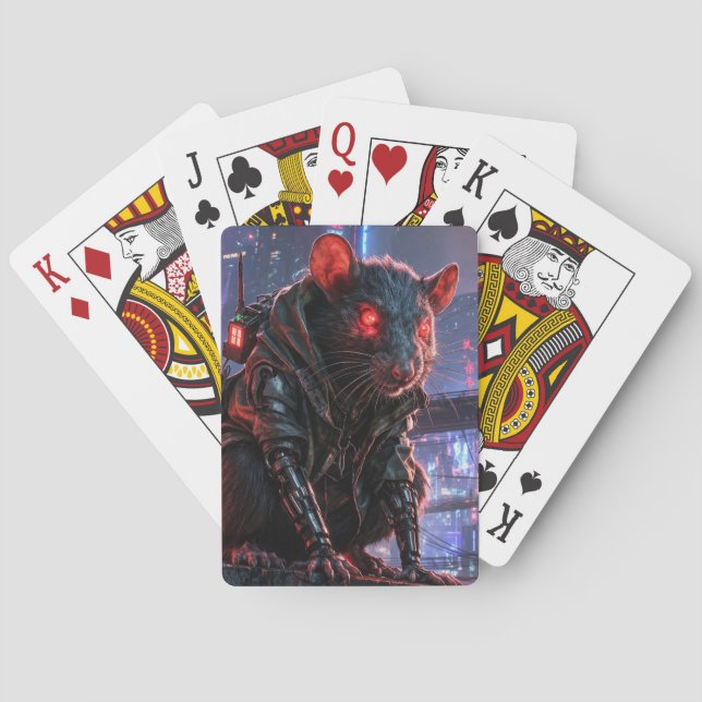 Baraja De Cartas CyberRat (Reverso)