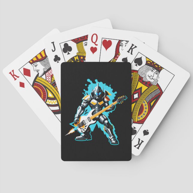 BARAJA DE CARTAS CYBORG DEL FUTURISMO (Reverso)