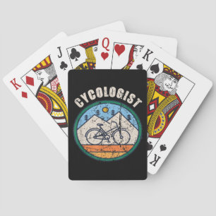 Baraja De Cartas Cycologist Funny Bicicleta Ciclismo Regalo Vintage