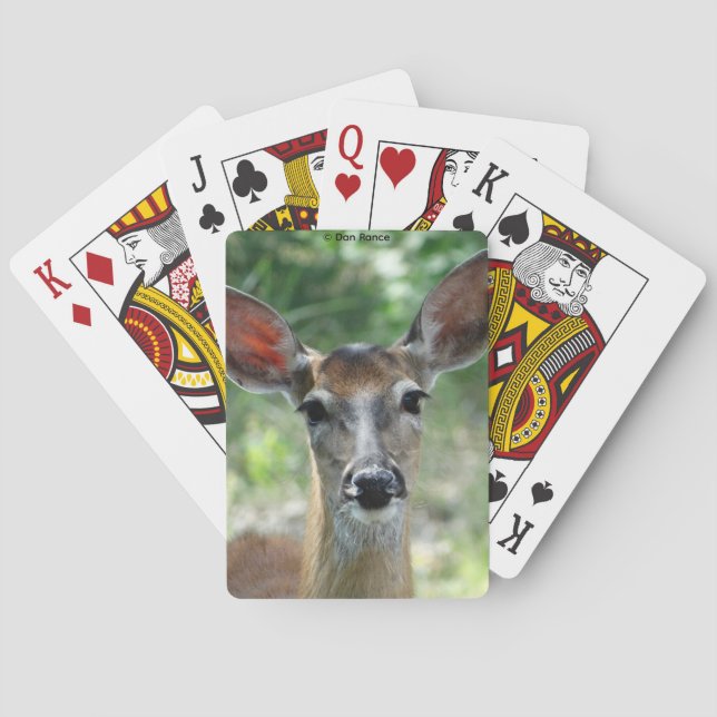 Baraja De Cartas D33 White-tailed Deer Doe (Reverso)