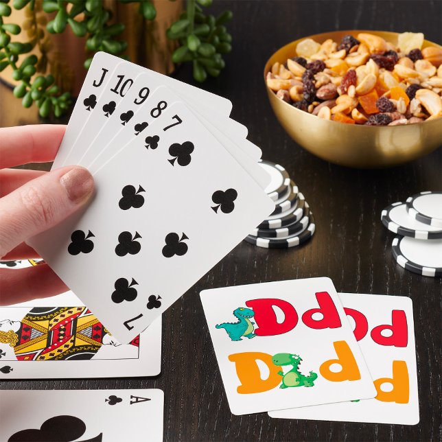 Baraja De Cartas D Para Tarjetas De Juego De Dinosaurios (Subido por el creador)