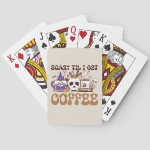 Baraja De Cartas Da miedo hasta que me dé café