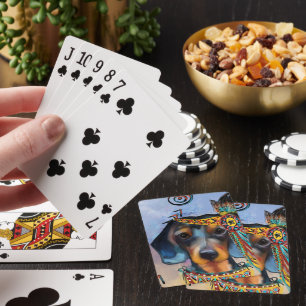 BARAJA DE CARTAS DACHSHUND