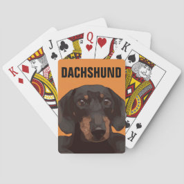 BARAJA DE CARTAS DACHSHUND