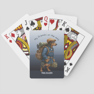 Baraja De Cartas Dachshund Pionero Senderista Aventurero Juguetón