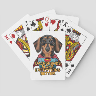 Baraja De Cartas Dachshunds lo hacen mejor