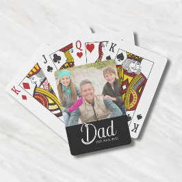 Baraja De Cartas Dad Establecido Foto