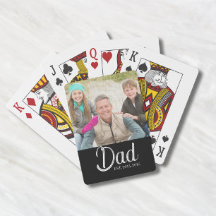 Baraja De Cartas Dad Establecido Foto