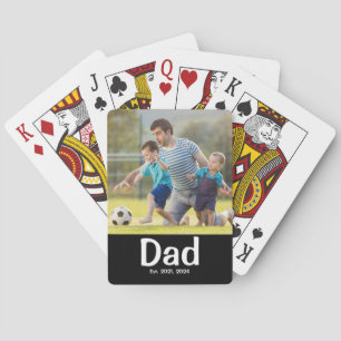 Baraja De Cartas Dad Establecido Foto