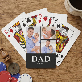 Baraja De Cartas Dad Established Modern Black 3 Photo