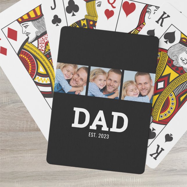 Baraja De Cartas Dad Established Modern Bold Black 3 Photo (Subido por el creador)